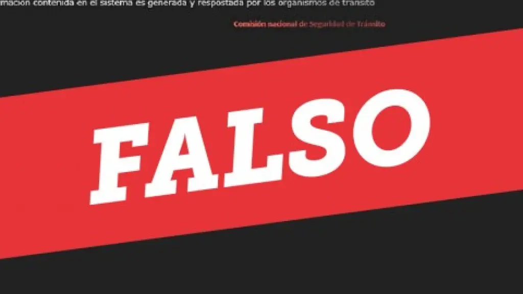 Mail falso, Conaset