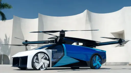 Prototipo de auto volador ,Xpeng Motors