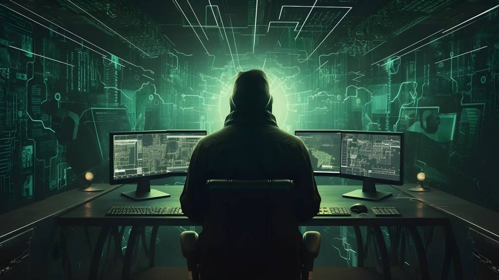 ai generado, programador, hacker, Pixabay