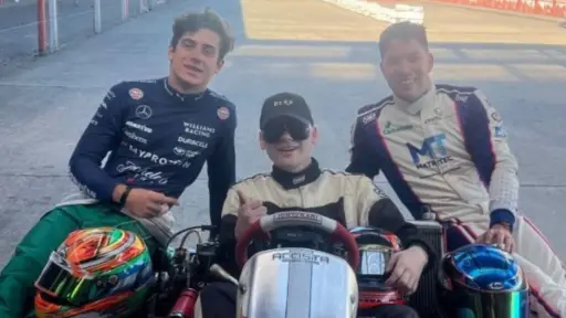 Franco Colapinto y Bizarrap ,X