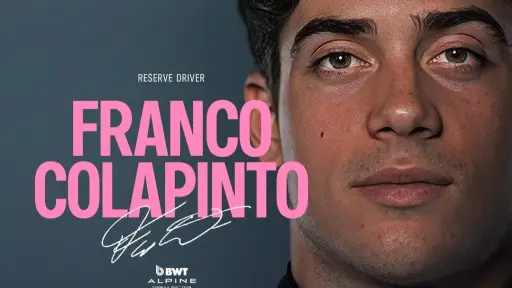 Colapinto ,instagram @alpinef1team