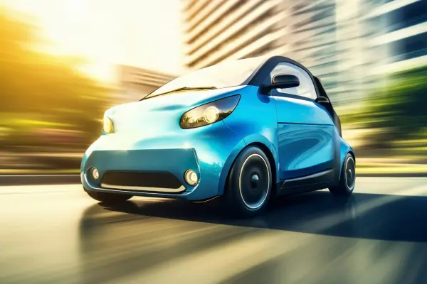 Auto eléctrico ,Freepik