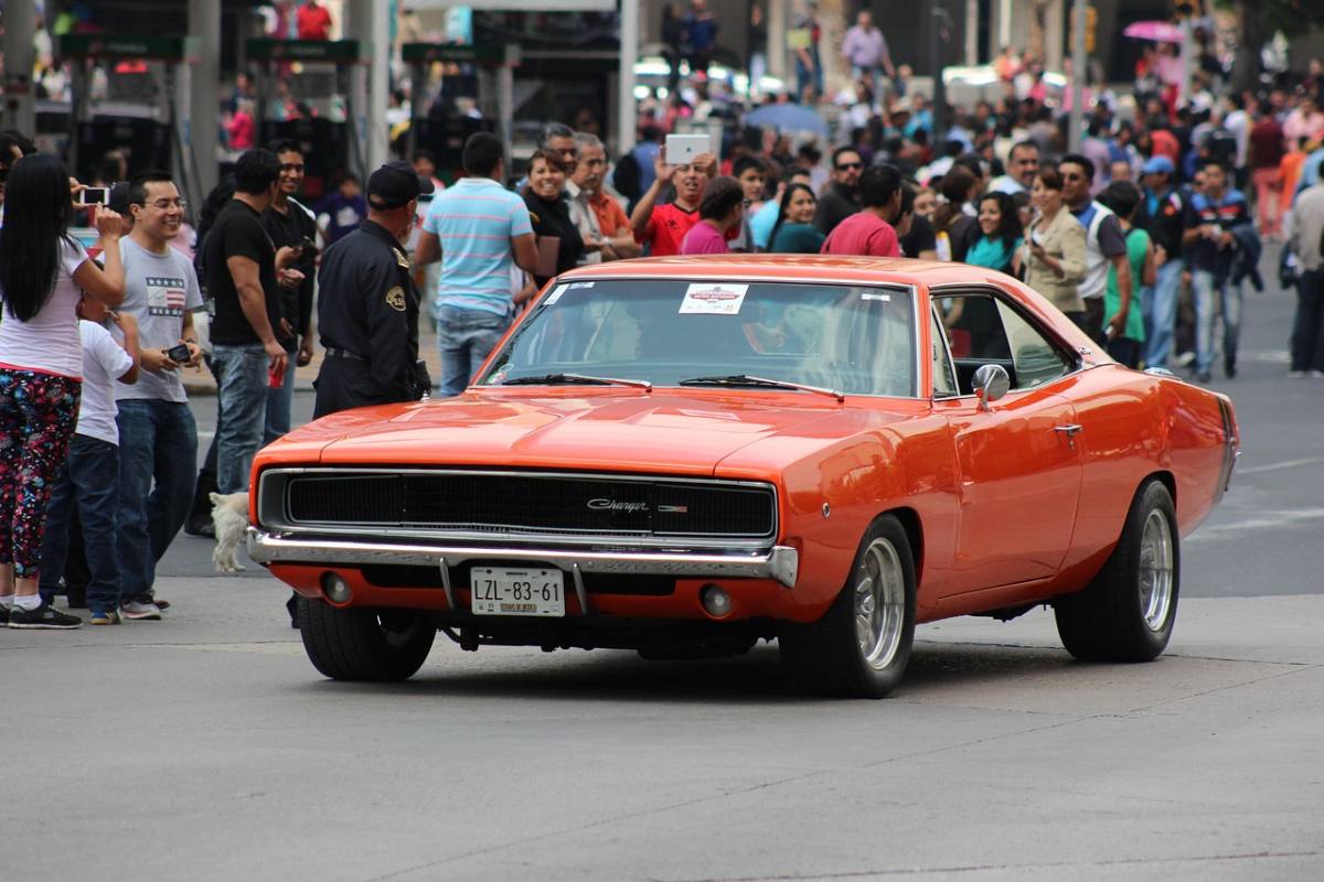 dodge, charger, desfile, autos, clásico ,Pixabay