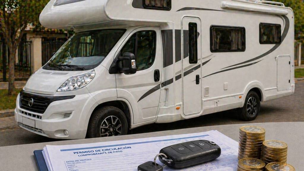 Costo permiso de circulación Motor Home, Imagen generada por IA / ChatGPT