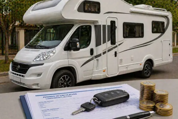 Costo permiso de circulación Motor Home ,Imagen generada por IA / ChatGPT