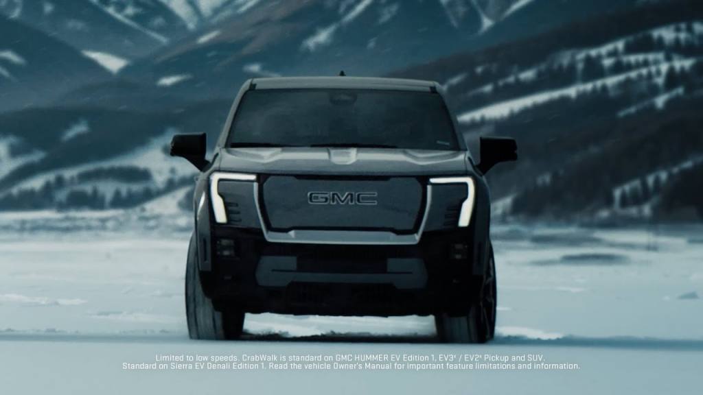 GMC Sierra EV and GMC HUMMER EV | “CrabWalk”, youtube.com/@gmcouTube