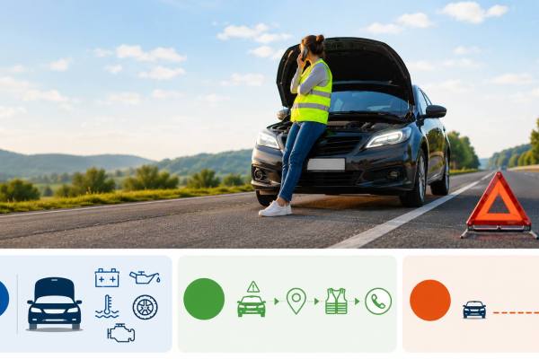 Mecánico revisando el motor de un automóvil