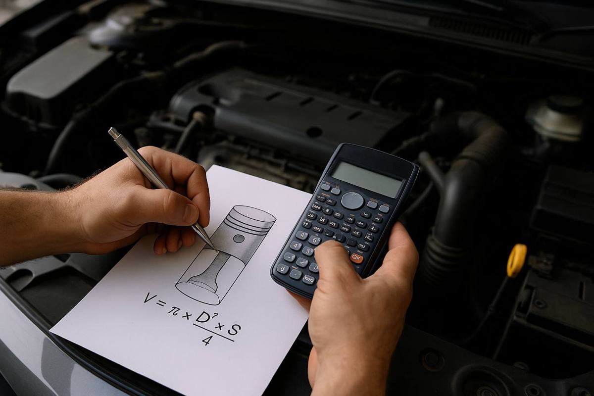 Cilindrada de un auto ,Imagen generada por IA / ChatGPT