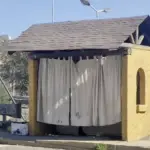 Desconocido se toma un paradero de transporte público  ,instagram @valparaisoinforma