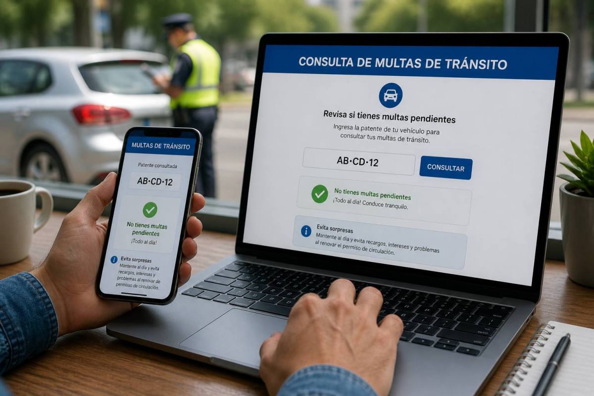 Consulta multas de tránsito ,Imagen generada por IA / ChatGPT
