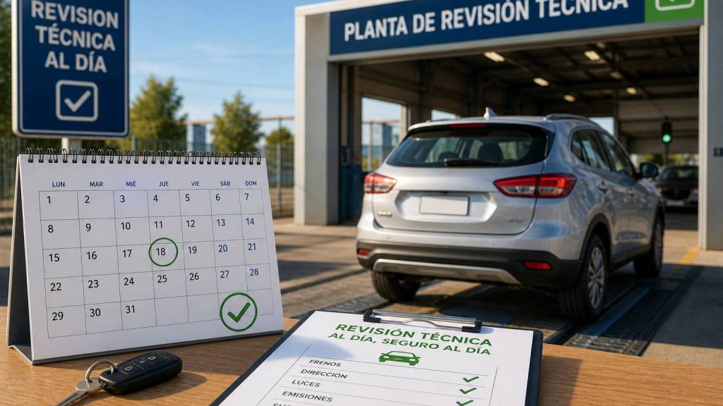 Revisión técnica de vehículo al día, Imagen generada por IA / ChatGPT
