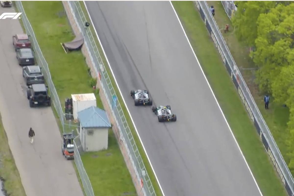 Russell vs. Antonelli ,Instagram @f1