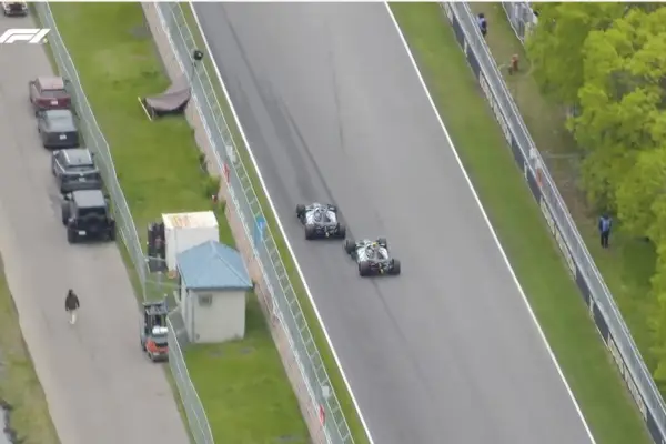 Russell vs. Antonelli ,Instagram @f1