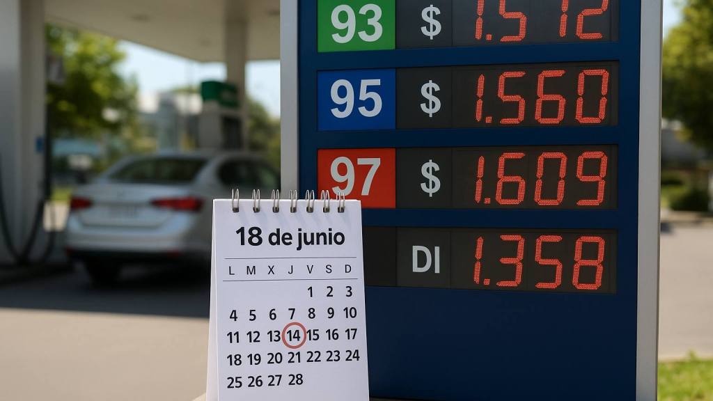Precios de combustibles en Chile caen drásticamente: hasta ,5 menos por litro a partir de este jueves