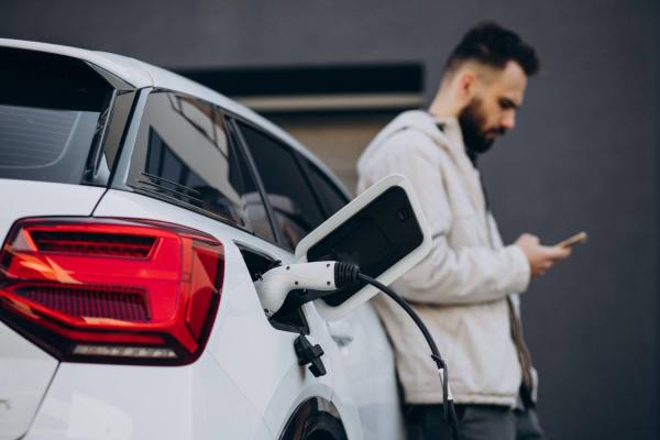Mecánico revisando el motor de un automóvil