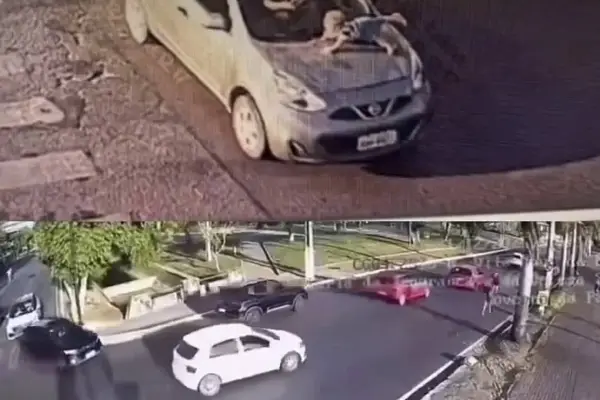 Atropello en Brasil  ,Redes sociales 
