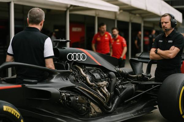 Mecánico revisando el motor de un automóvil
