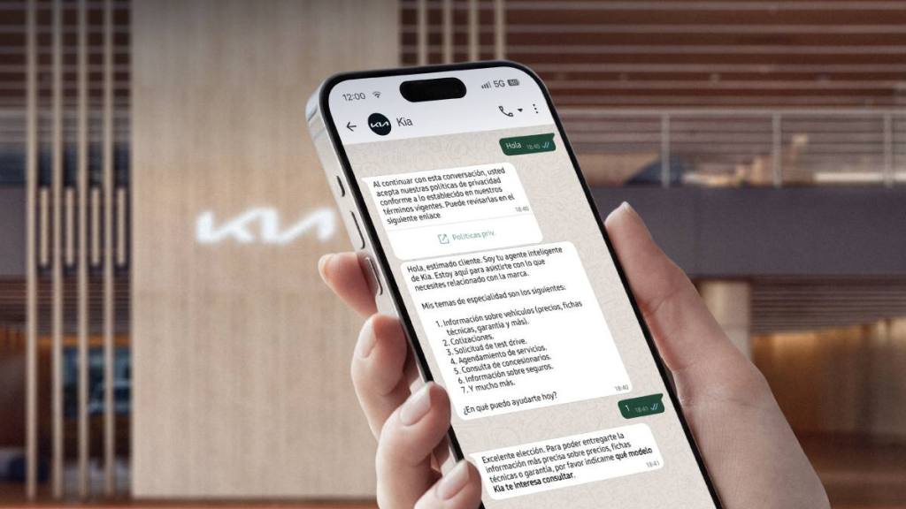 Kia Chile - Nuevo canal de comunicación Whatsapp, Prensa