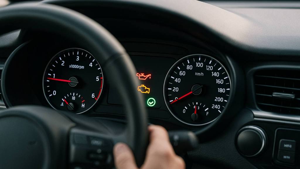 Guía para interpretar las luces del tablero del auto