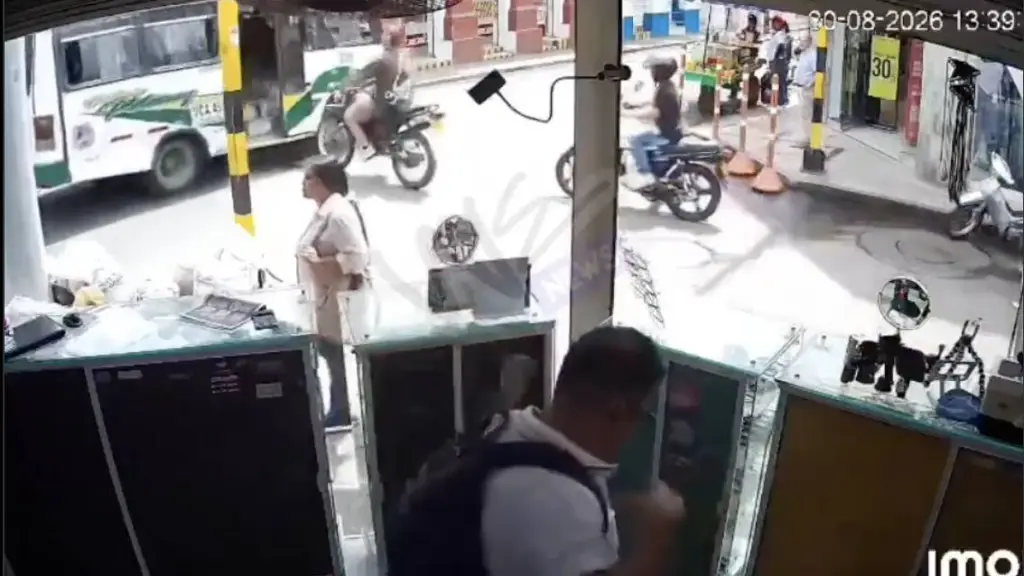 Accidente motociclista ,Captura Redes