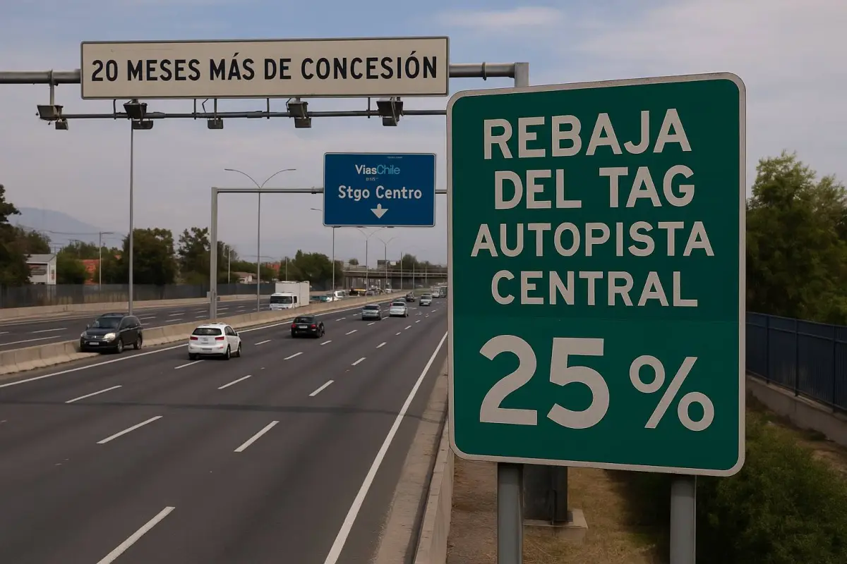 Auto rojo destacado en carretera