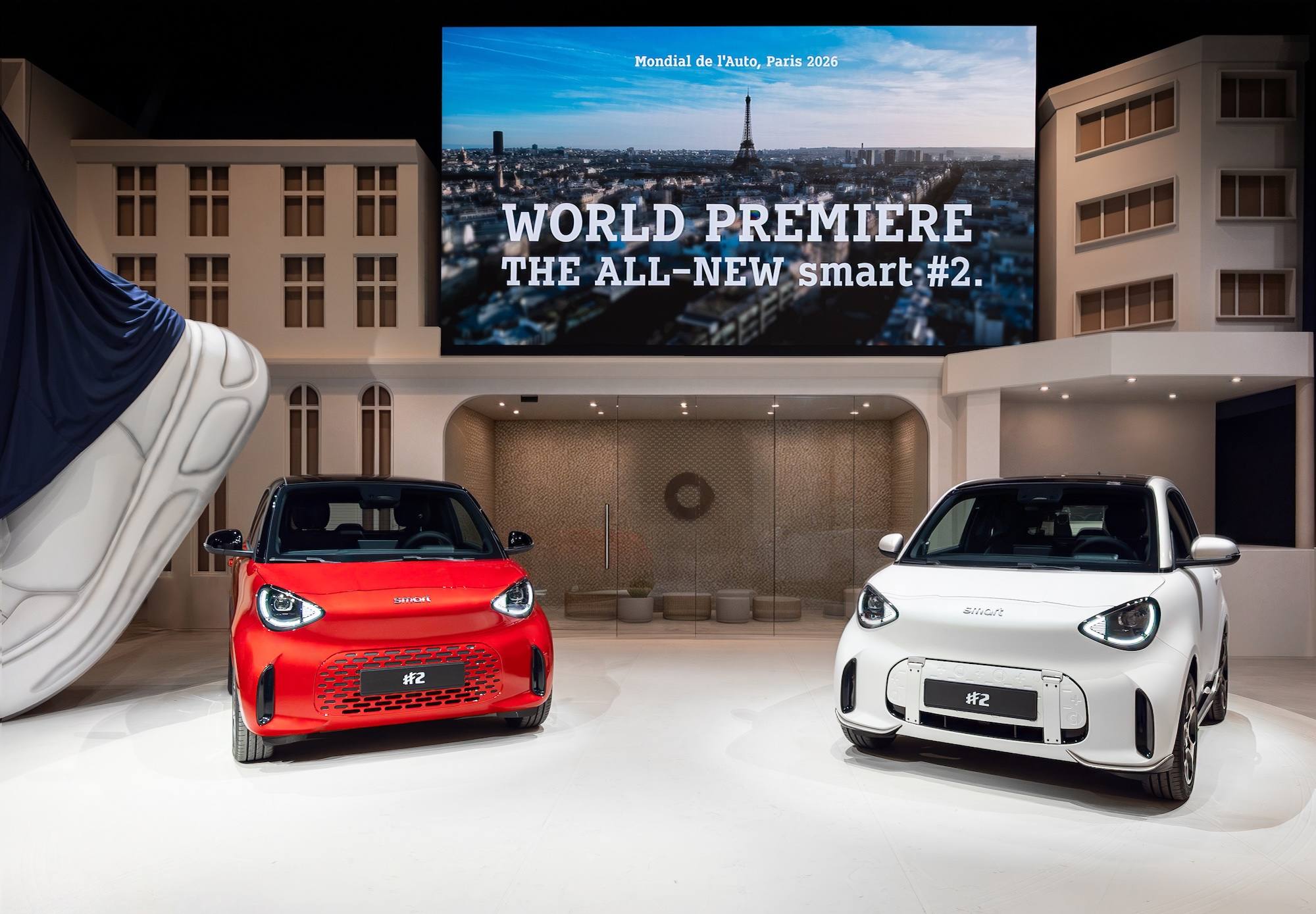 smart celebra el estreno mundial del nuevo smart #2, totalmente eléctrico. - Prensa
